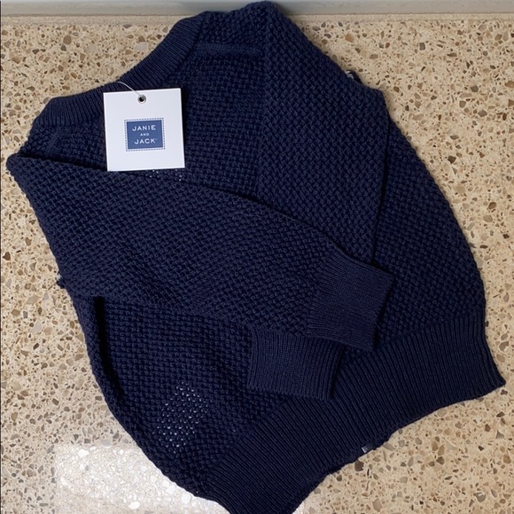 Janie and Jack girls ruffle sweater - Picture 4 of 6